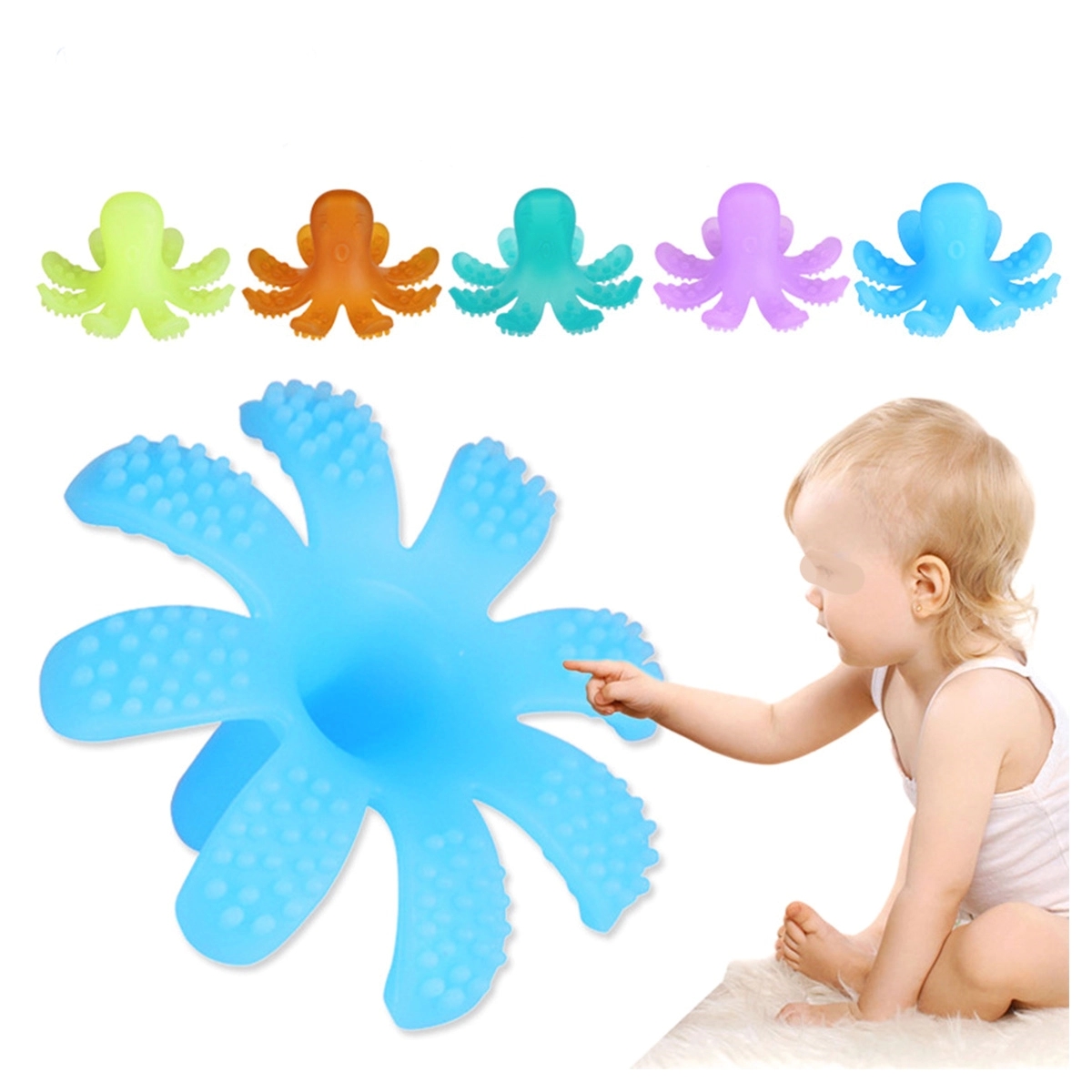Baby Teether Silicone Toys 2