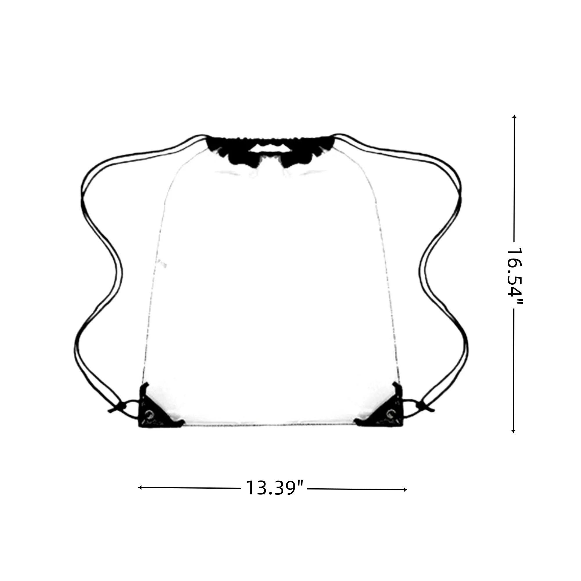 Clear Stadium Drawstring Backpack Waterproof PVC Bag 2