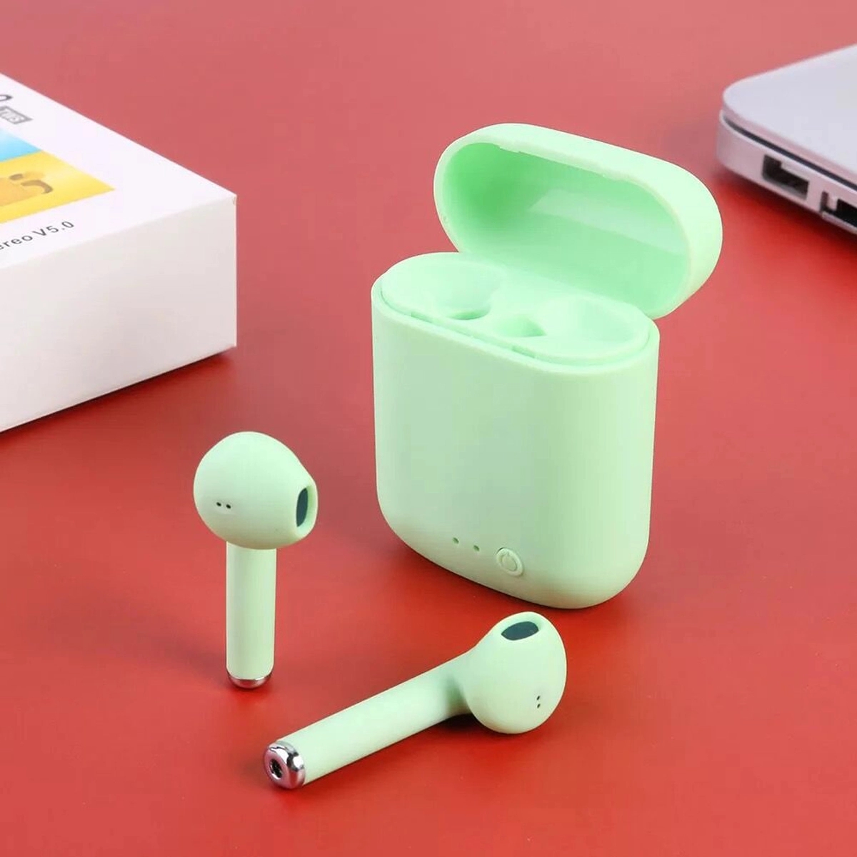 Multi-Color Wireless Earbuds with Charging Case 3