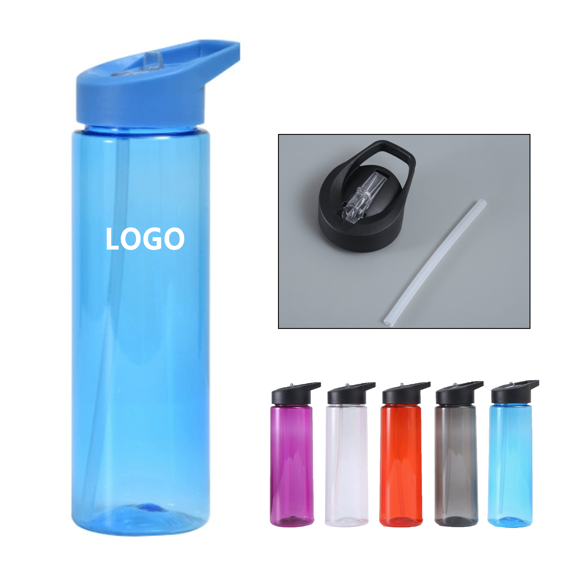 24 oz. Plastic Water Bottles 2