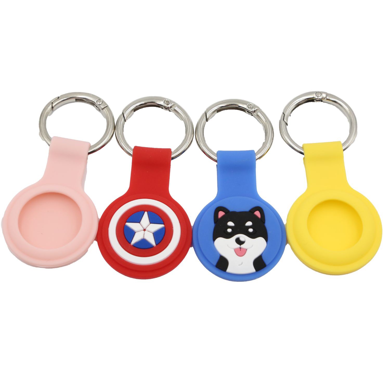 Silicone AirTag Holder w/ Keyring Custom Airtag Keeper 6