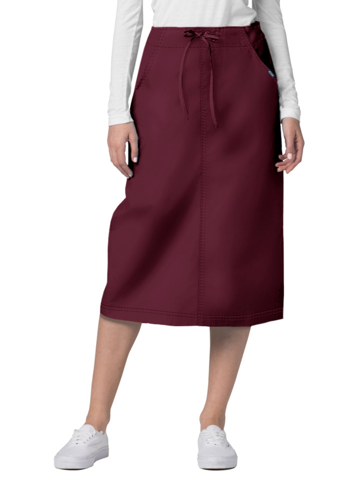 Adar - Universal - Women's Mid-Calf Length Drawstring Skirt 8