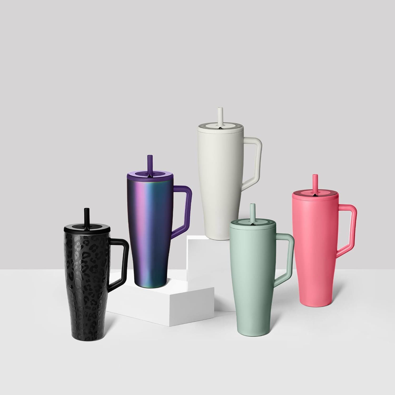 40 oz Double-Walled Stainless Steel Leak-Proof Tumbler with Straw 3