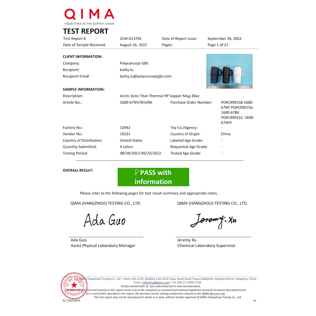 Arctic Zone® Titan Thermal HP® Mug 20oz 144