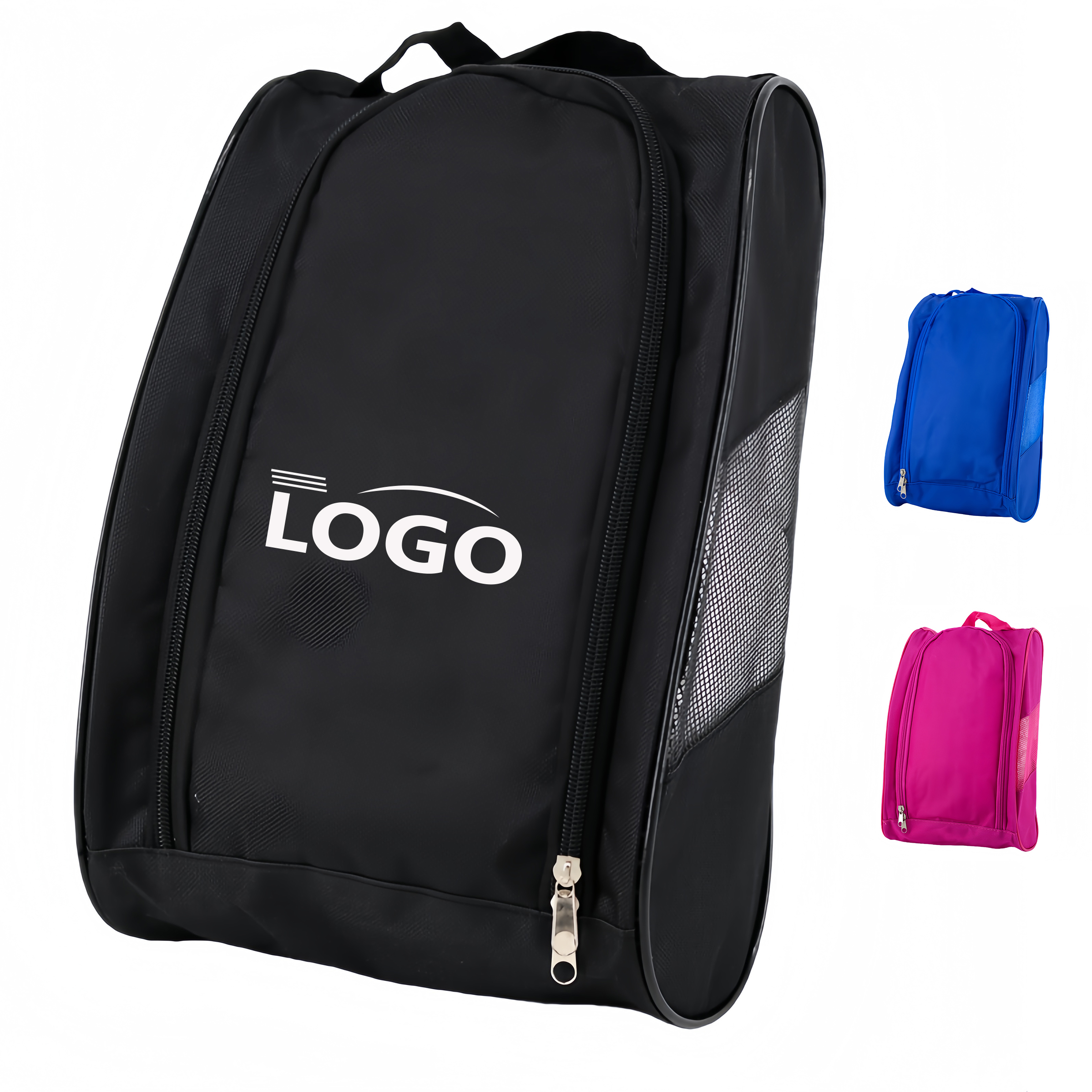 Waterproof Oxford Cloth Shoe Bag with Zipper and Ventilation 2