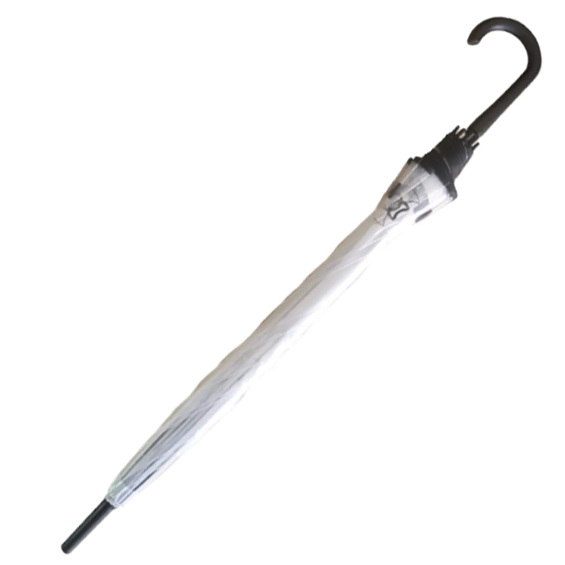 Transparent 8-bone dry long handle advertising umbrella 3