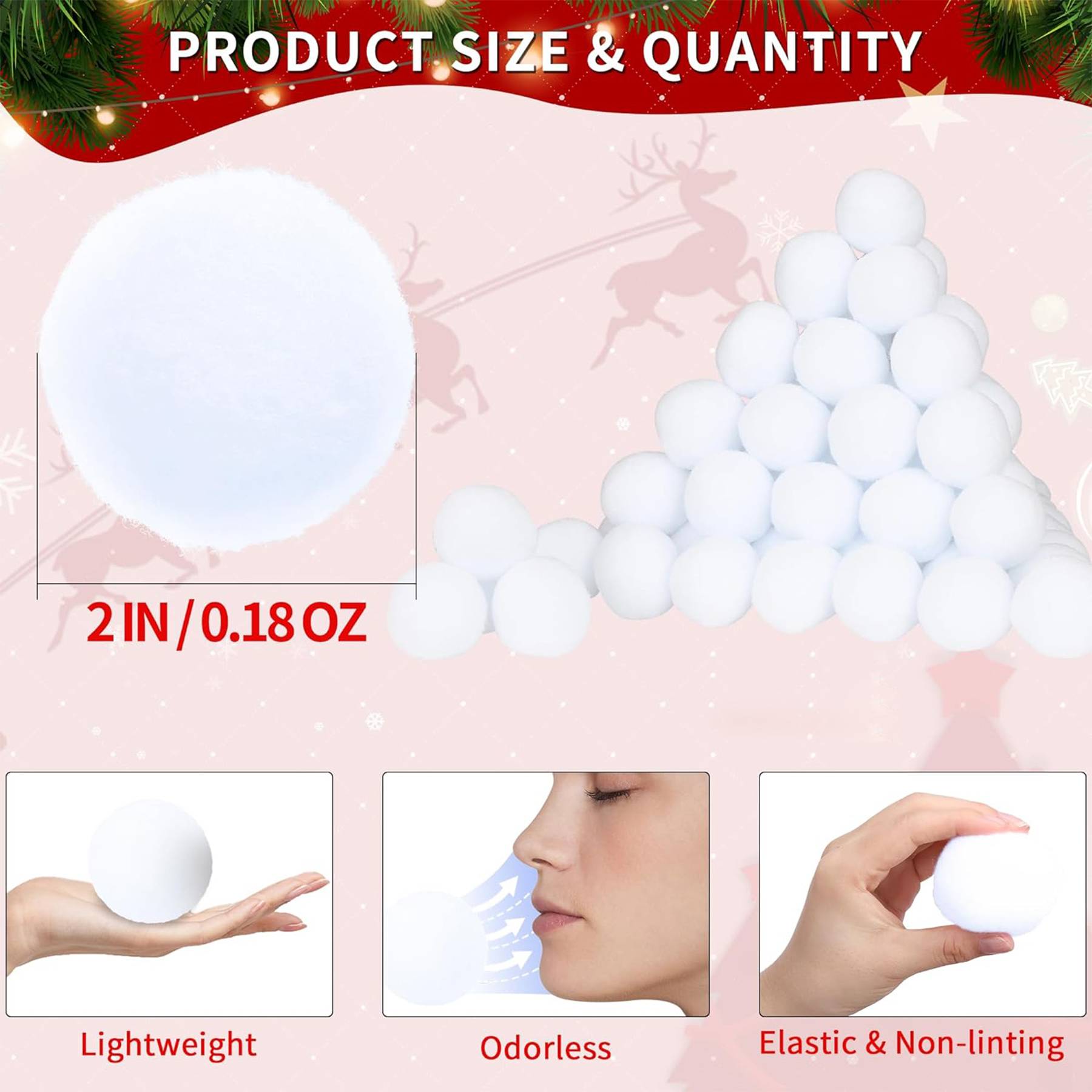 Children's Christmas snowball gift 5