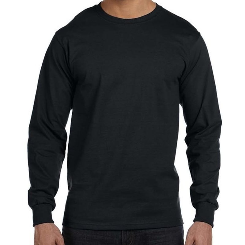 Hanes 5.2 Oz. ComfortSoft® Cotton Long-Sleeve T-Shirt 6