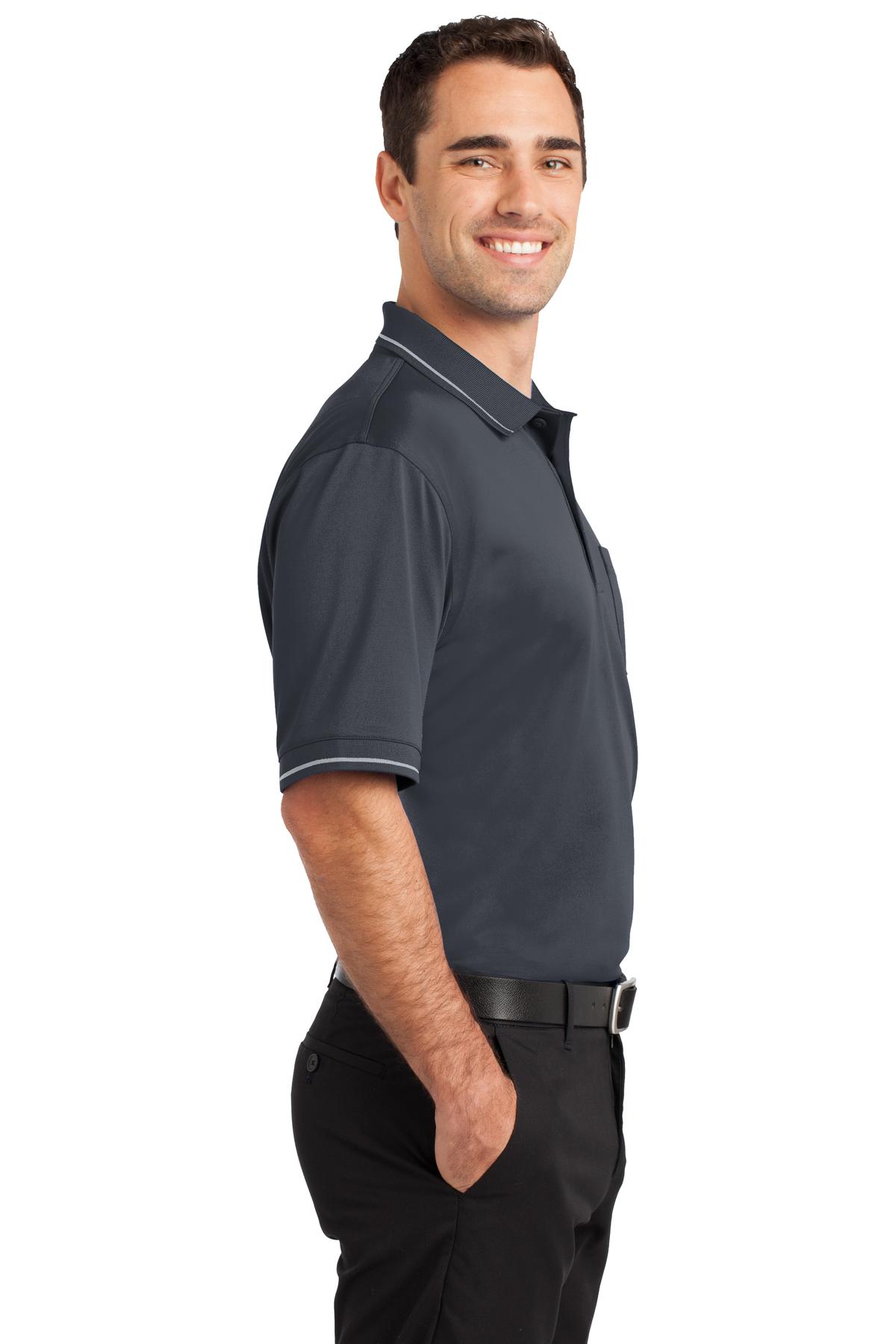 CornerStone Select Snag-Proof Tipped Pocket Polo. CS415 12