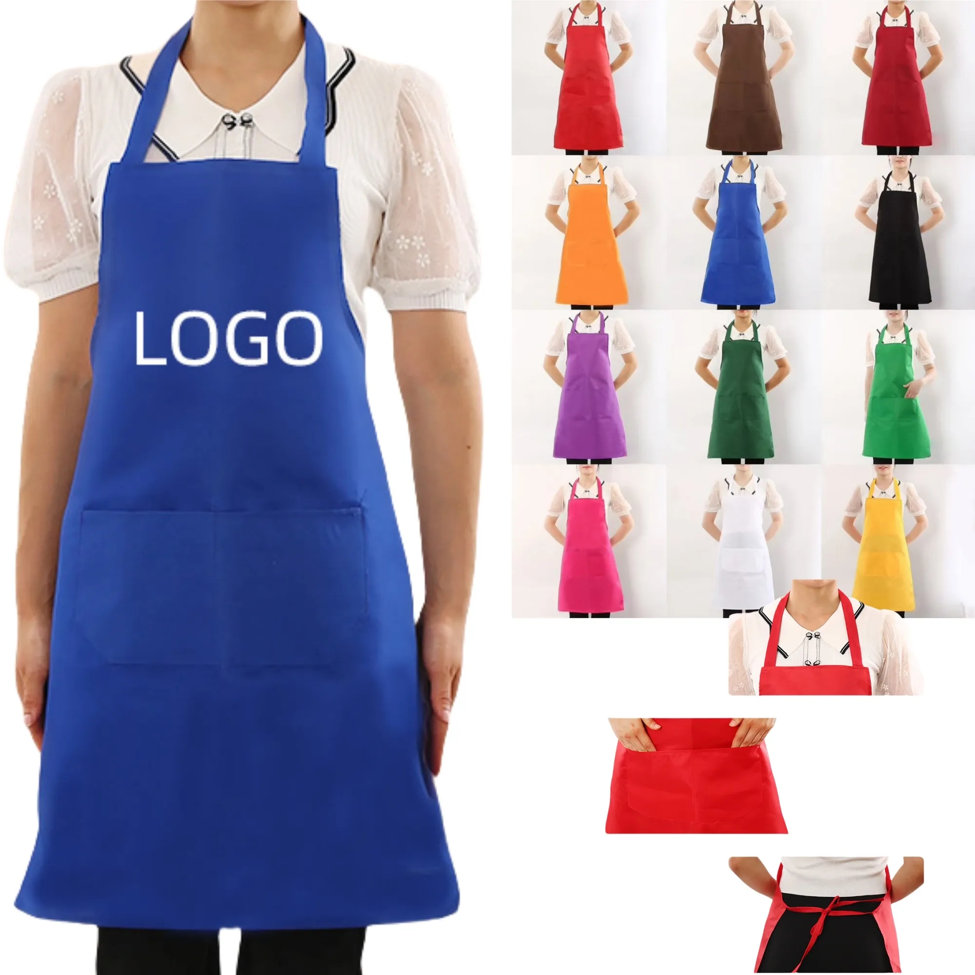 Promotional Customized Neck Strap Apron 2