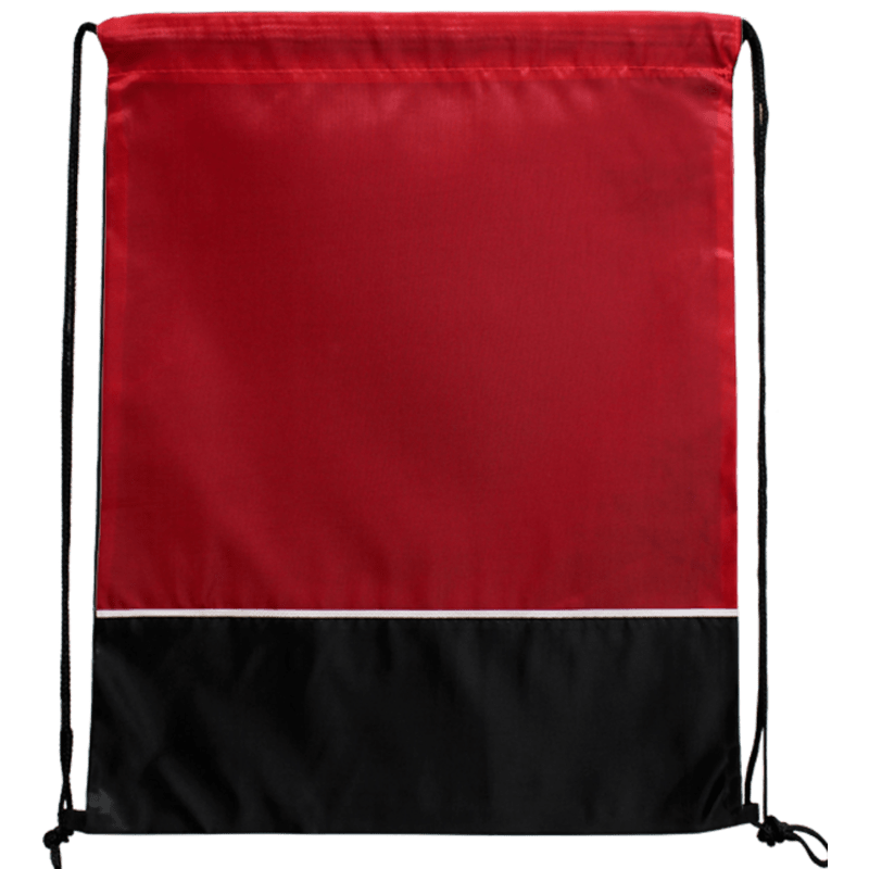 Two Tone Classic Drawstring Tote Bags 8
