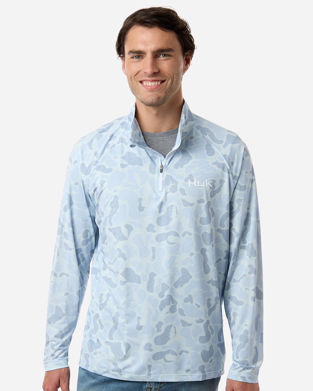 Men's Airweight KC Printed Quarter-Zip Pullover - H1200720 3