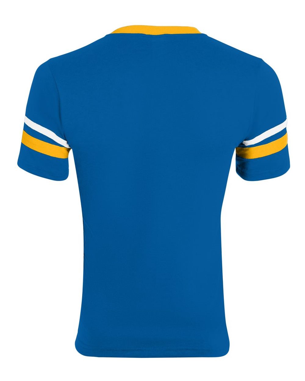 V-Neck Jersey with Striped Sleeves - 360 14