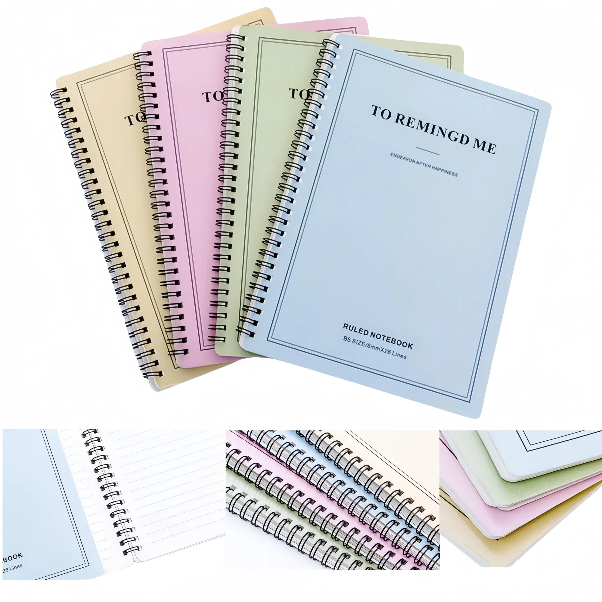 Coil - bound notebook, suitable for students' study and offi 3