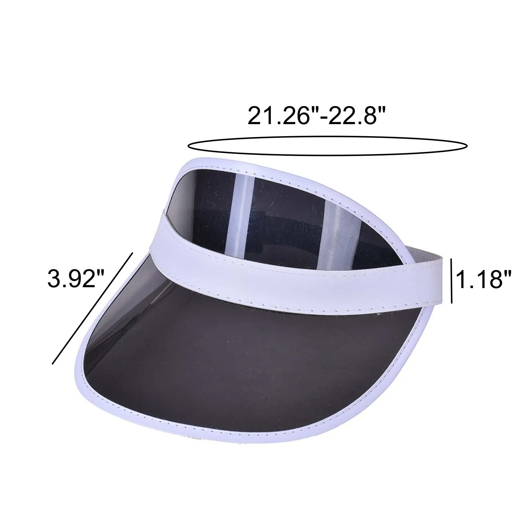Colorful Clear PVC Sun Visor 2