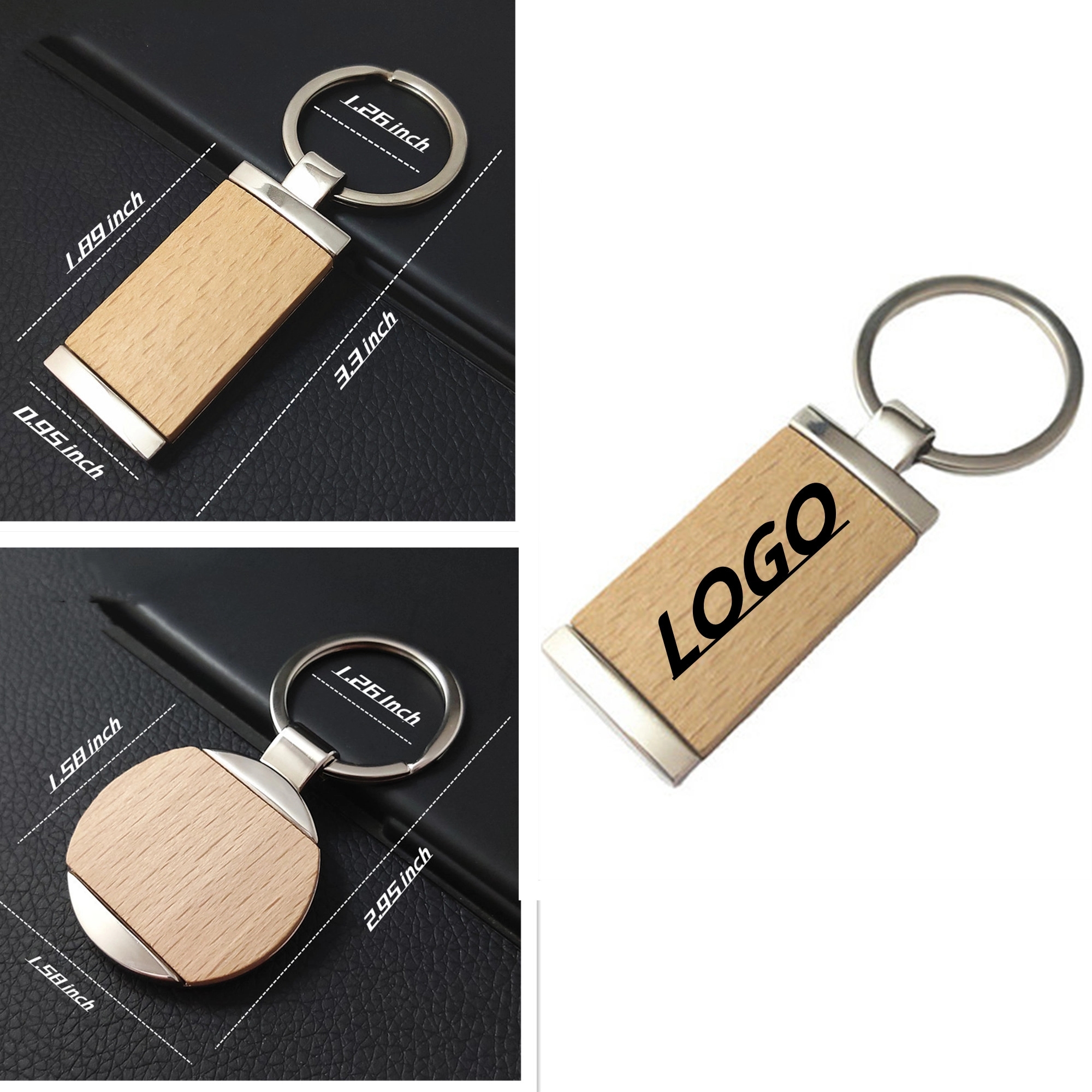 Wooden Diy Keychain 1