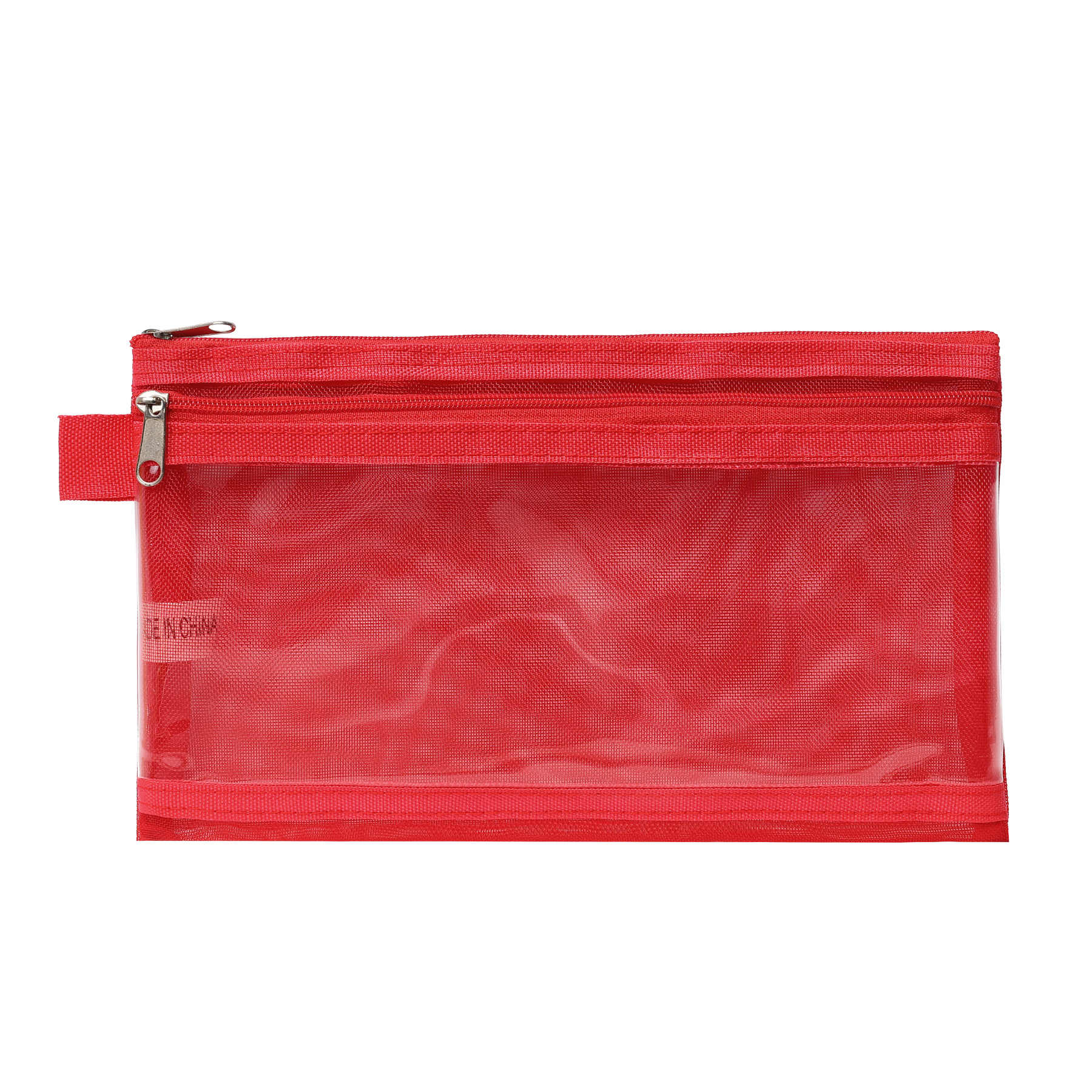 Twin Pocket Mesh Pencil Pouch 2