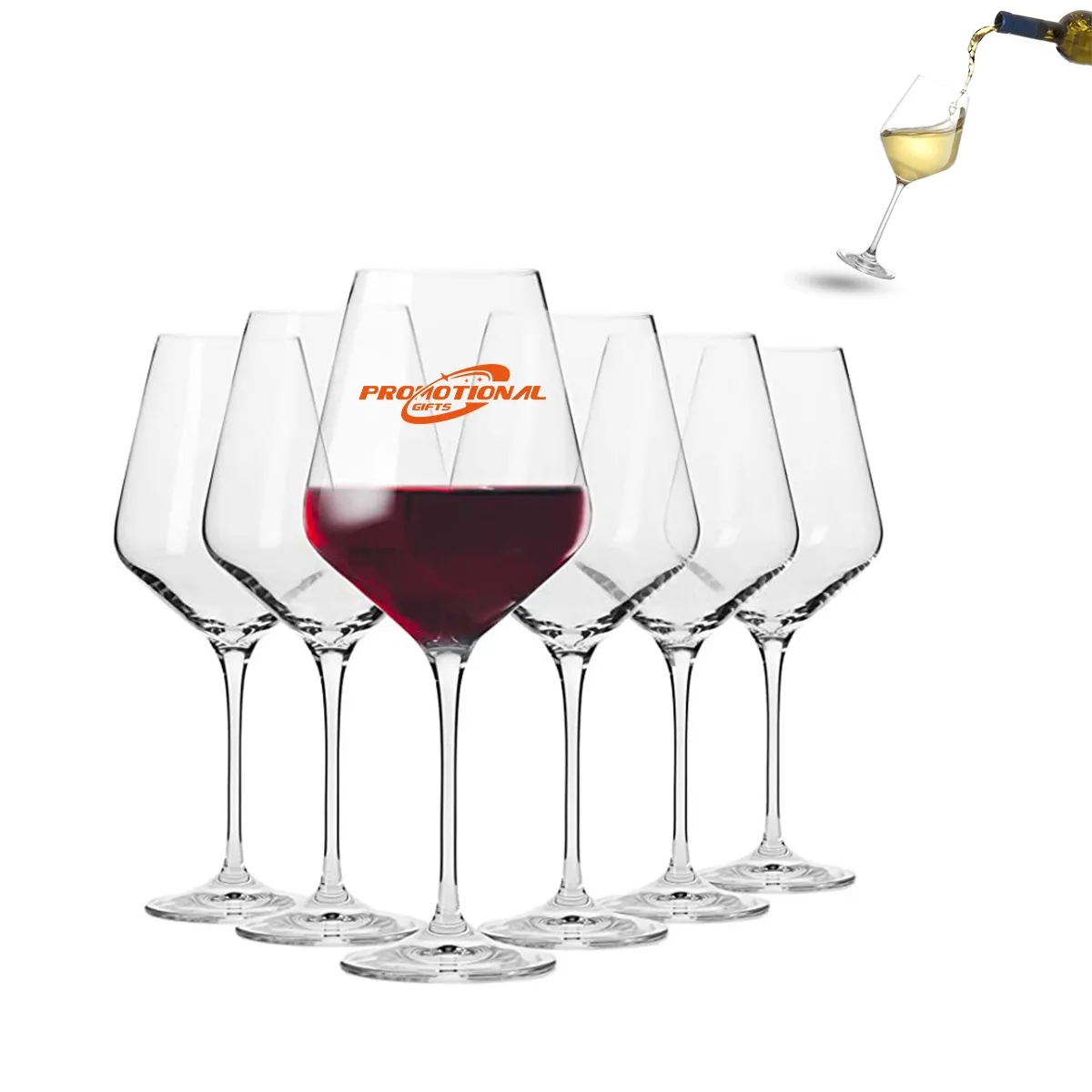 Long Stem Red White Wine Glasses for Party Wedding Home 5