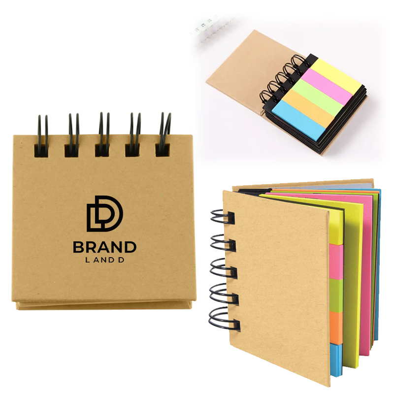 Pocket Size Spiral Sticky Note Pad 3