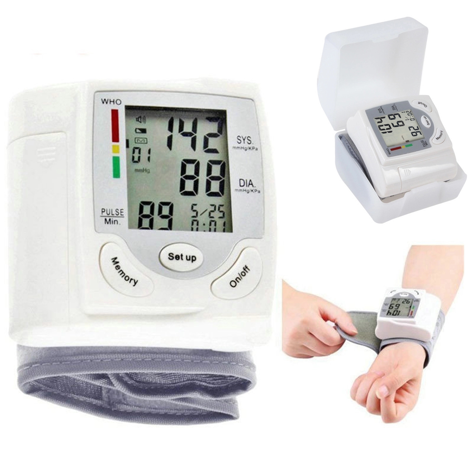 Small MOQ 10pcs Wrist Blood Pressure Monitor Cuff 2