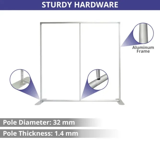 Pillow Case Backdrop - Straight (8ft x 8ft) 4