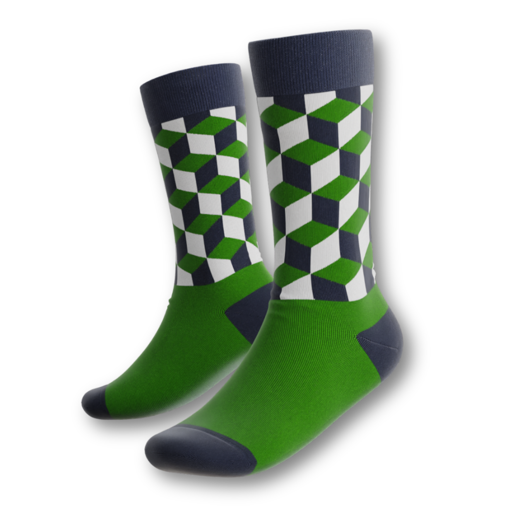 Premium Woven Socks, Crew Size 2