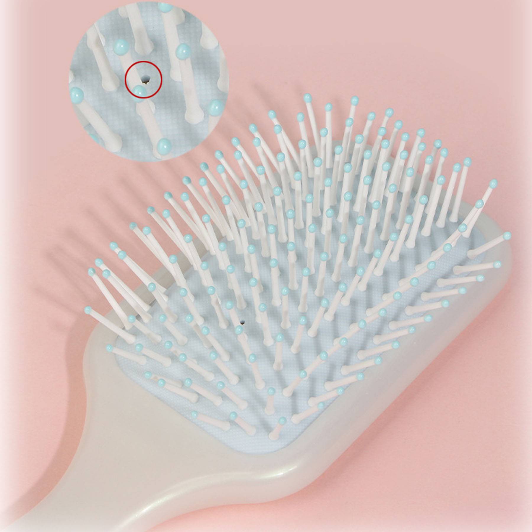 Cushion Paddle Brush with for Detangling 3