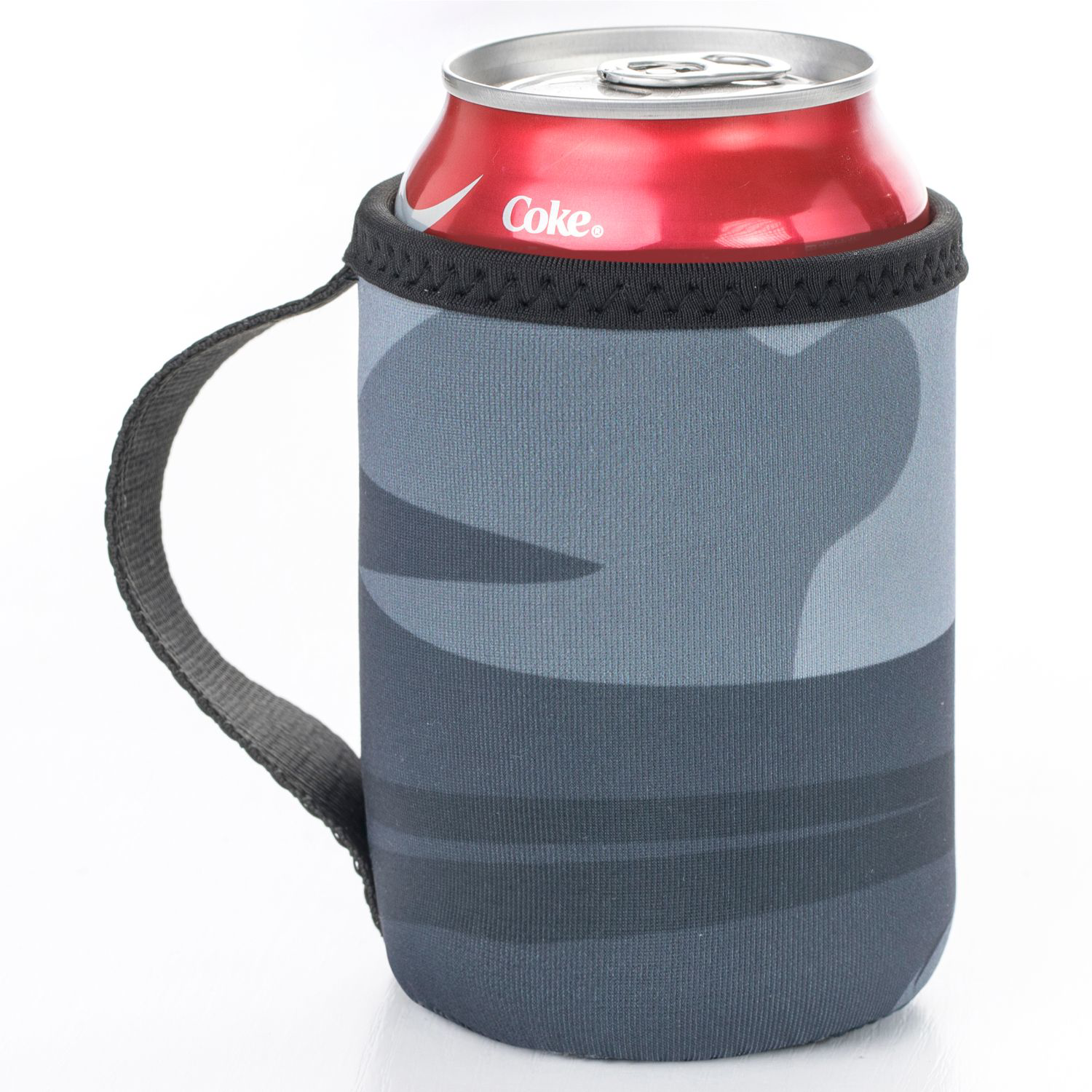 12 Oz. Neoprene collapsible camo can Cooler w/ Strap Handle 6