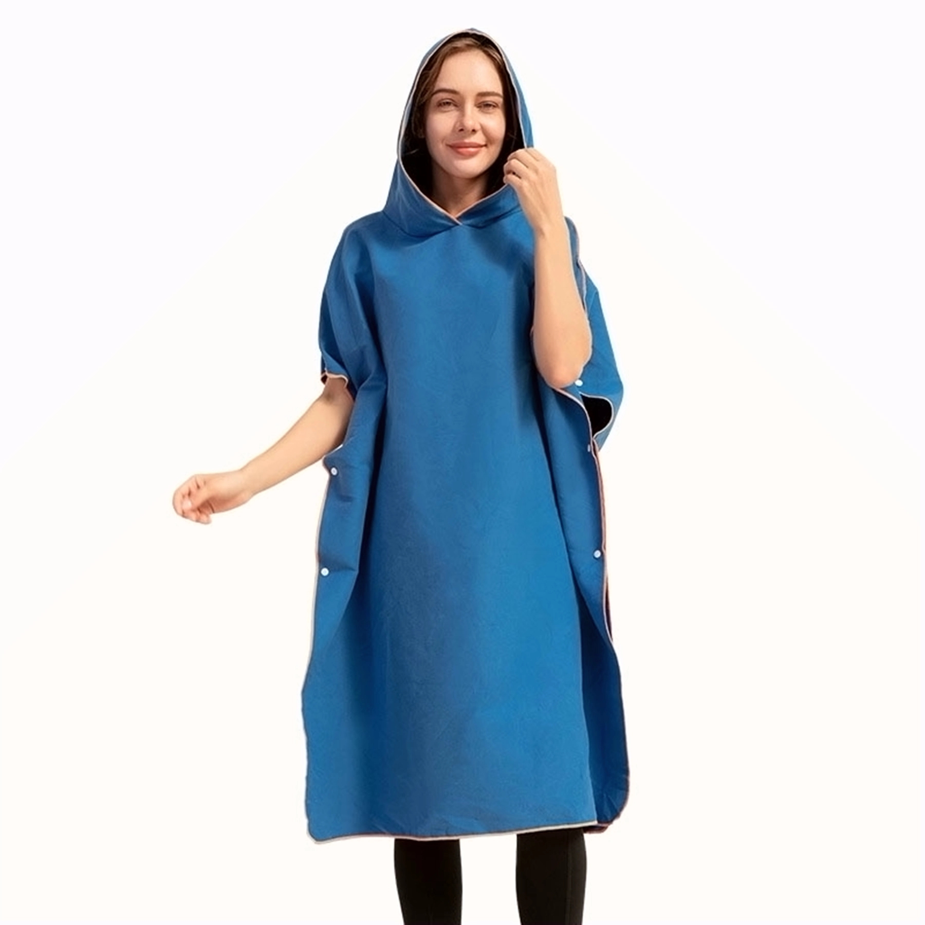 Surfing Beach Poncho Changing Robe With Hood 3