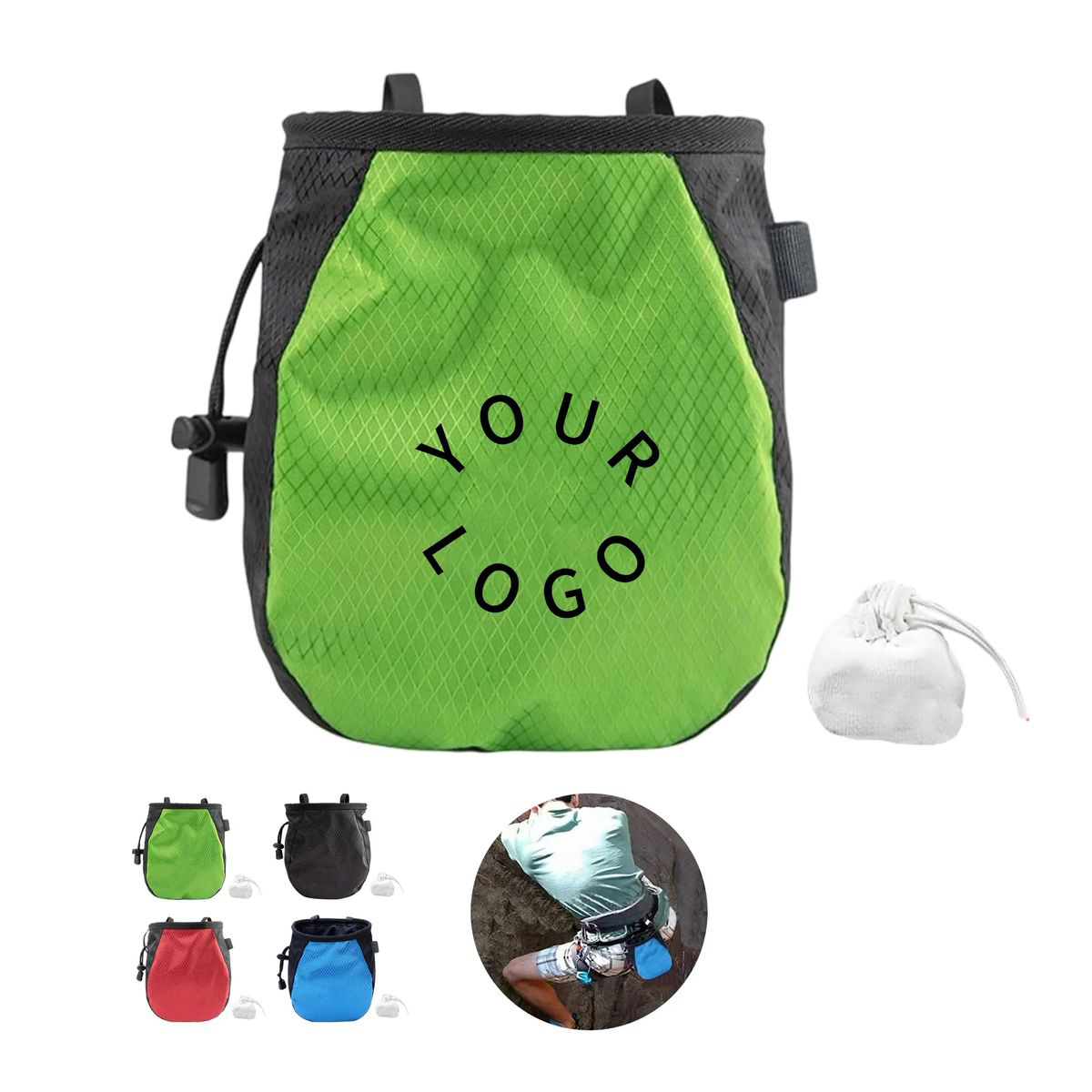 Waterproof Talc Pouch with Corduroy Lining 3