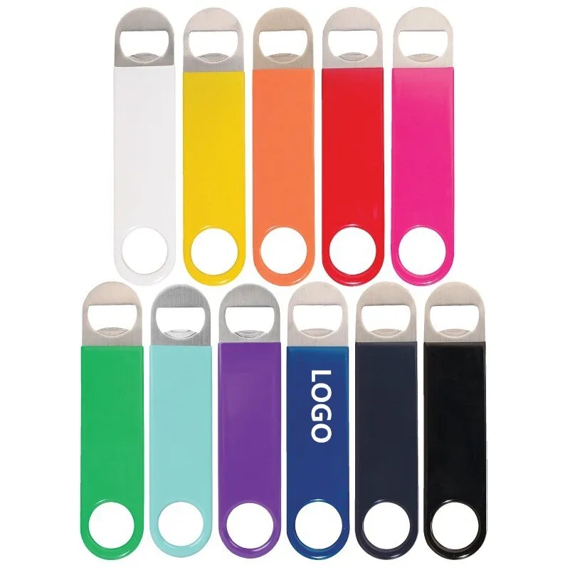 Vinyl Wrapped Paddle Style Bottle Opener 1