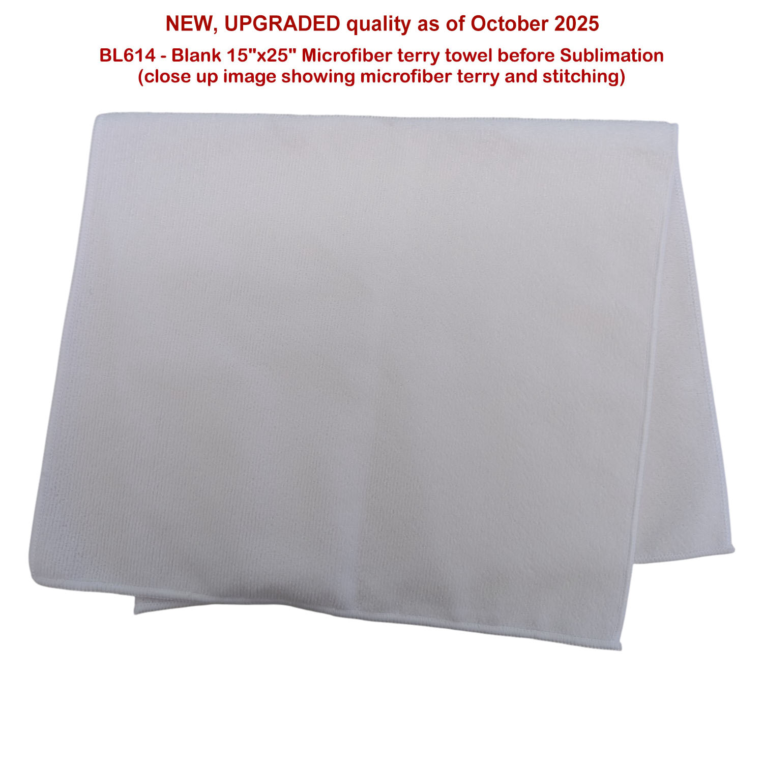 48Hr Quick Ship - Team Towel in Microfiber Dri-lite Terry, 15x25, Sublimated Sports Towel 2