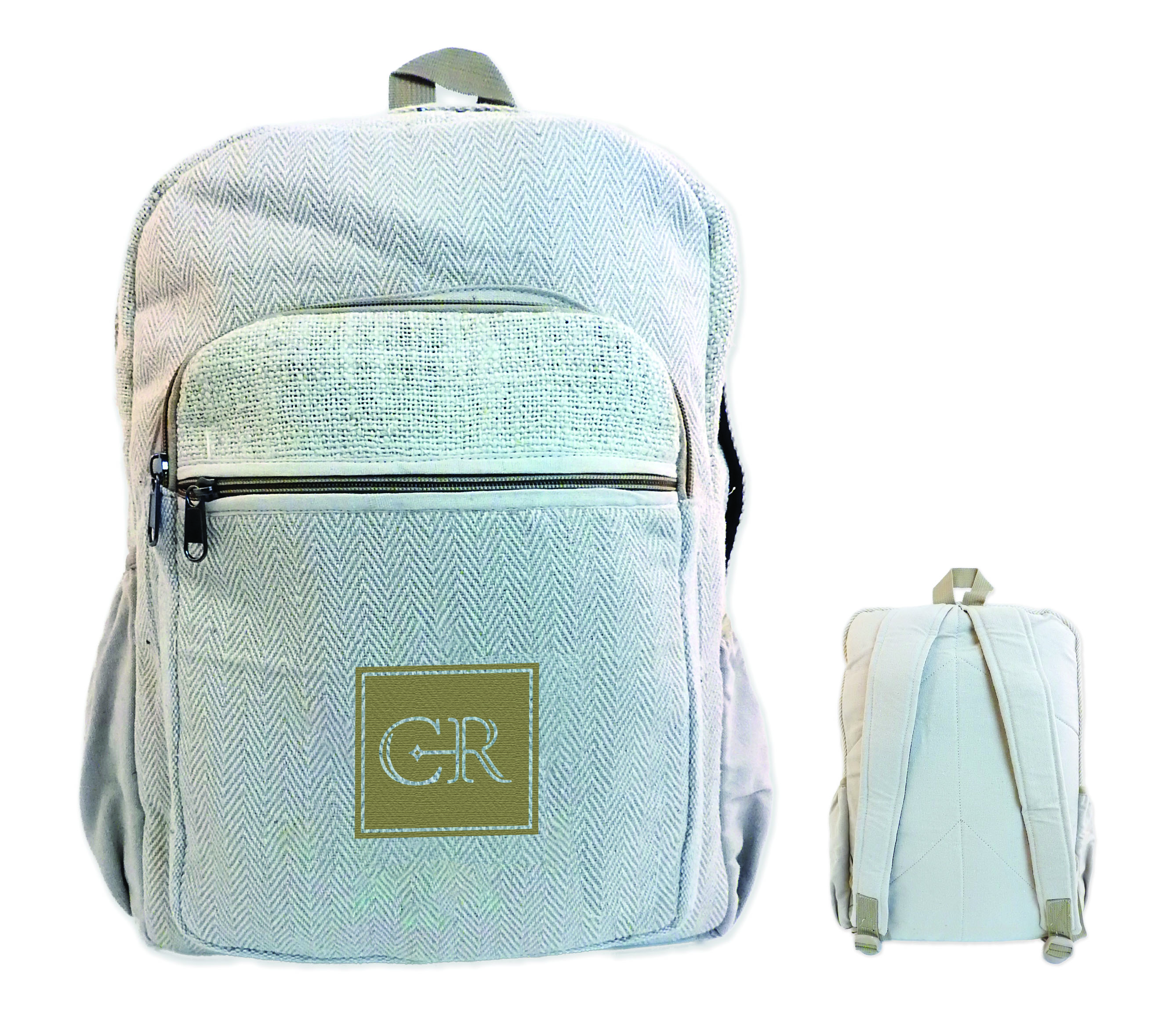 "Mero" Hemp/Cotton Neutral Backpack 2
