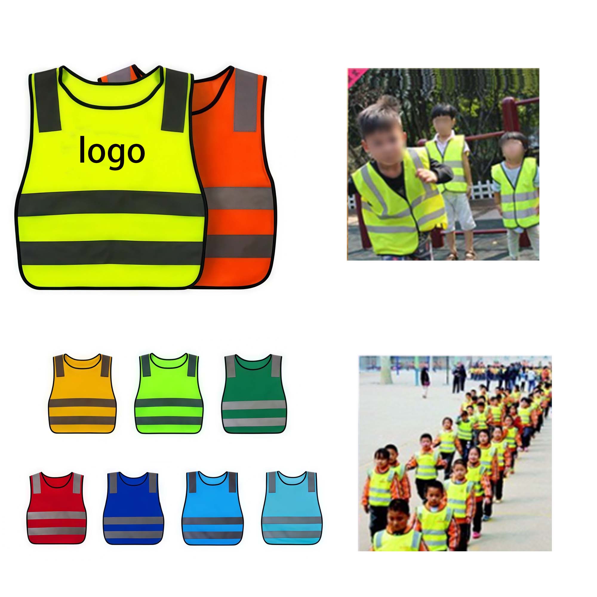 Outdoor Safety Children's Reflective Vest 3