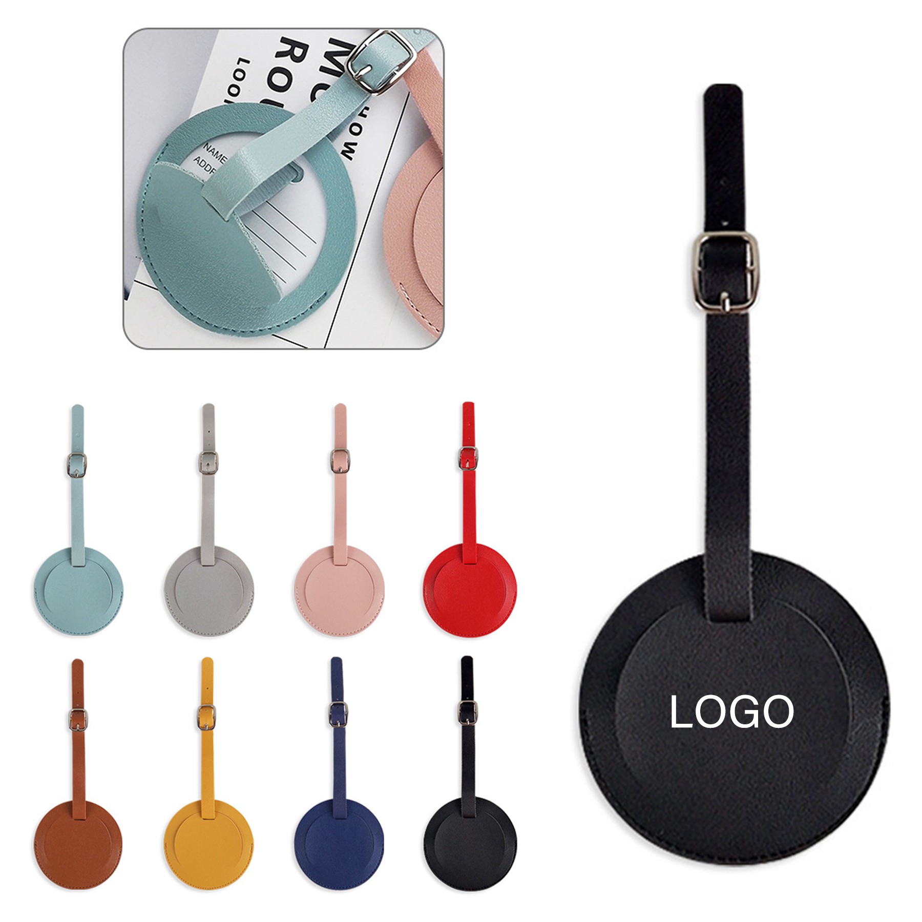 Circular Luggage Tag