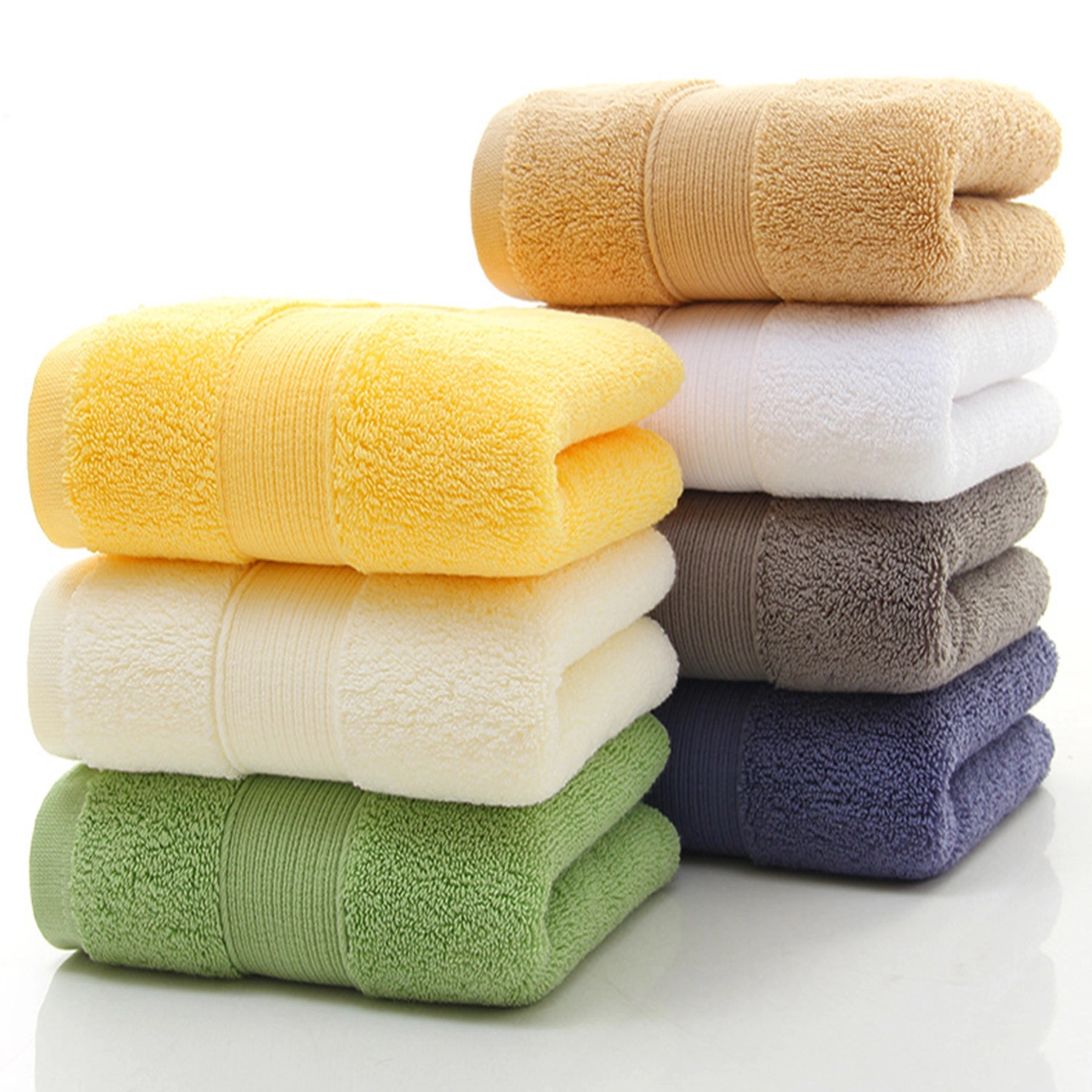Solid Color Cotton Towel 3