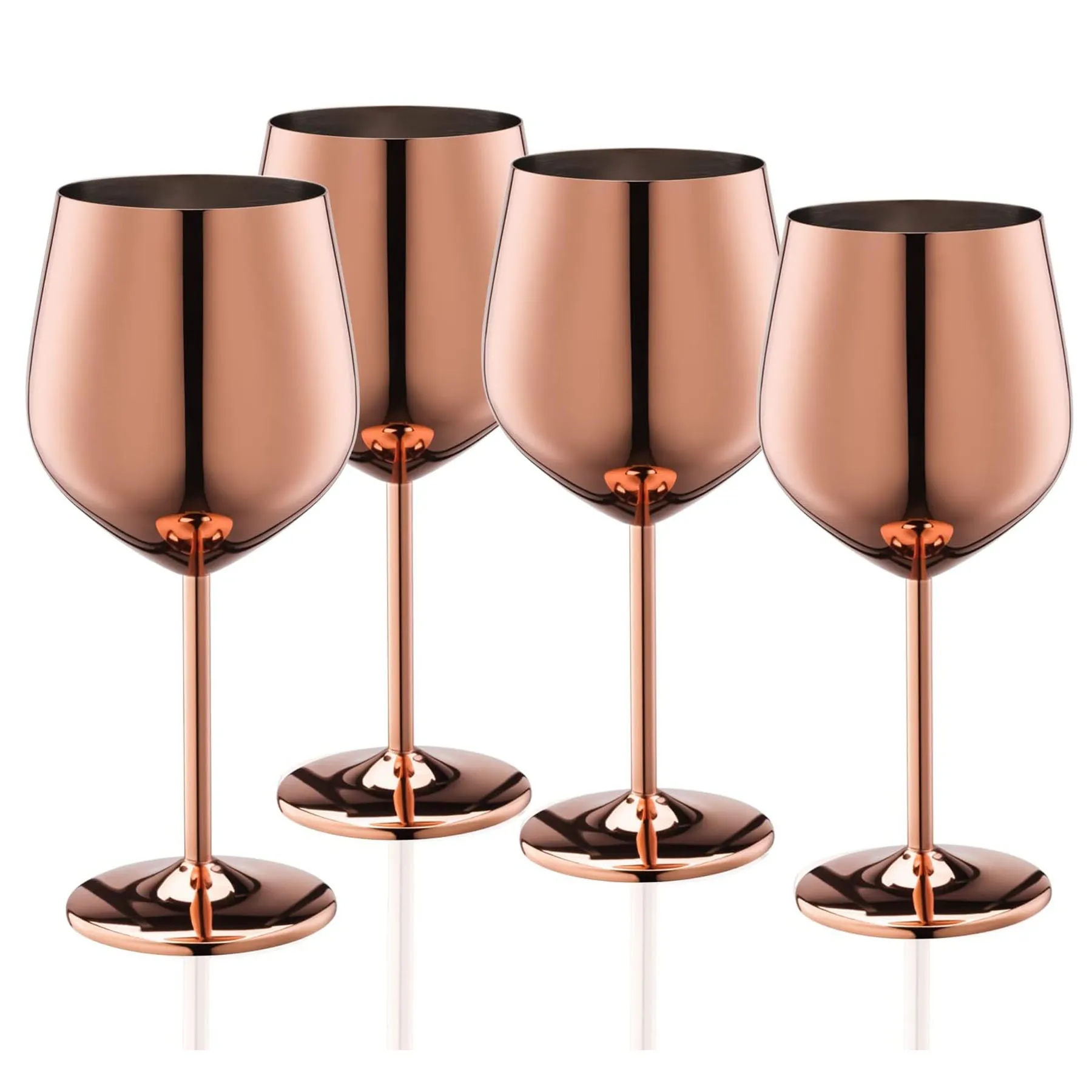Creative Stainless Steel Goblet Champagne Glass 2