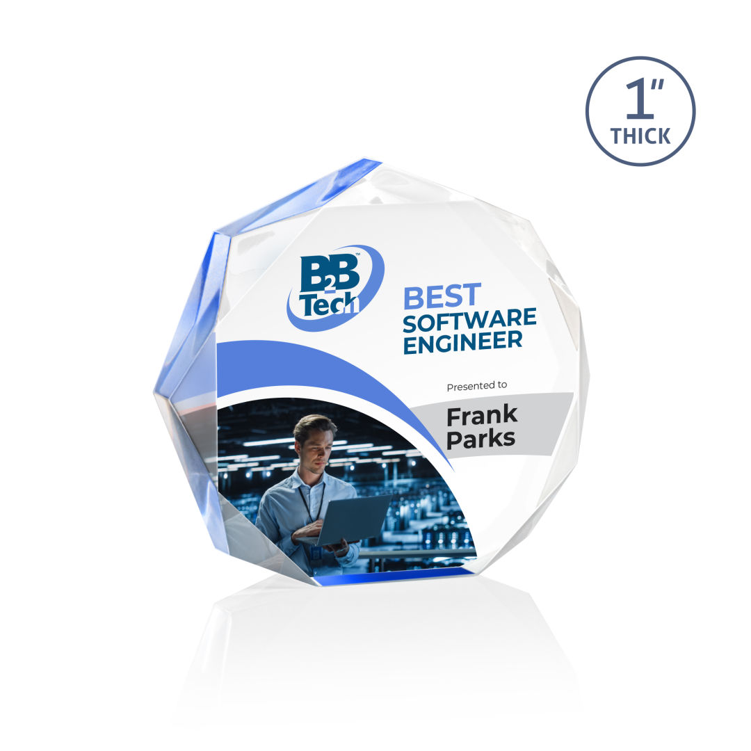 Piedmont VividPrint™ Award - Blue 4