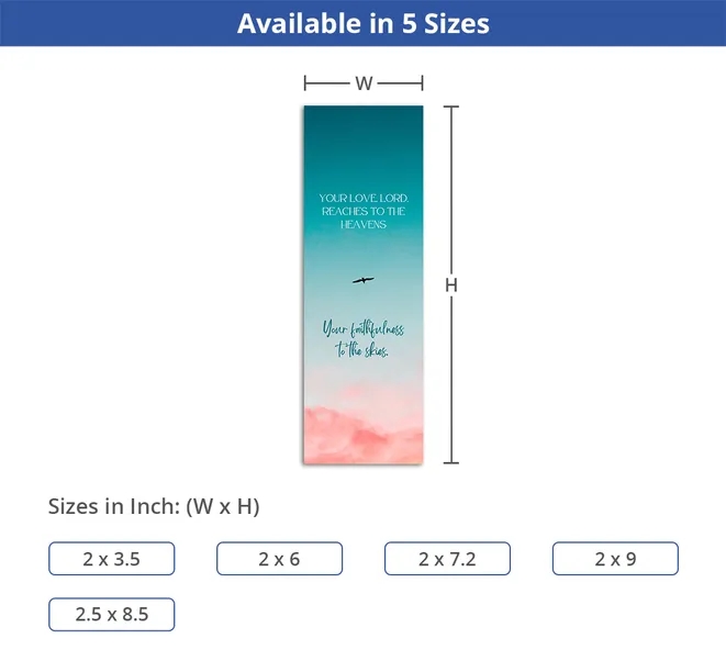 Bookmark Printing - 2" x 3.5" (Front and Back) 4