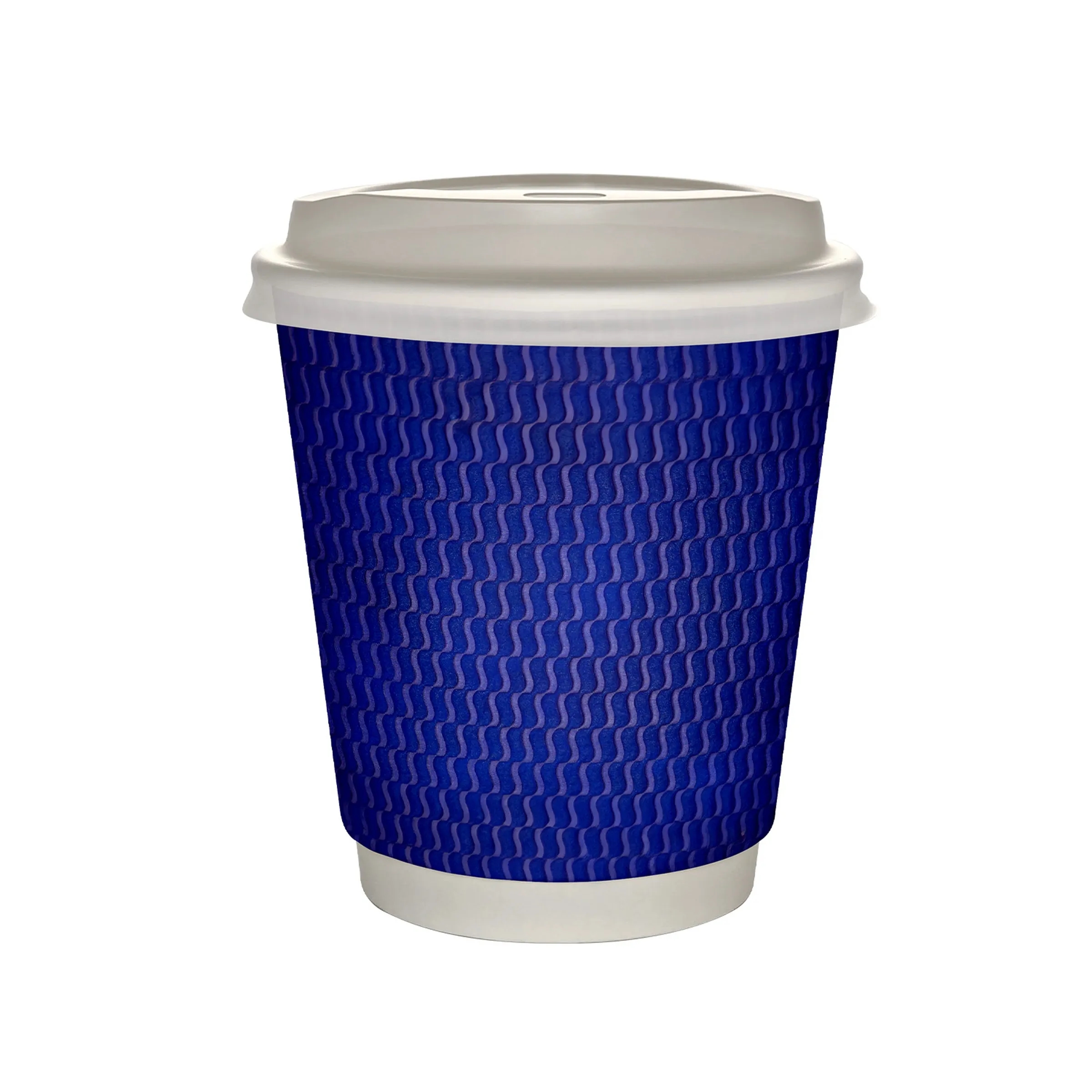 10 oz Full Color Wave Insulated Paper Cup With Lid 11
