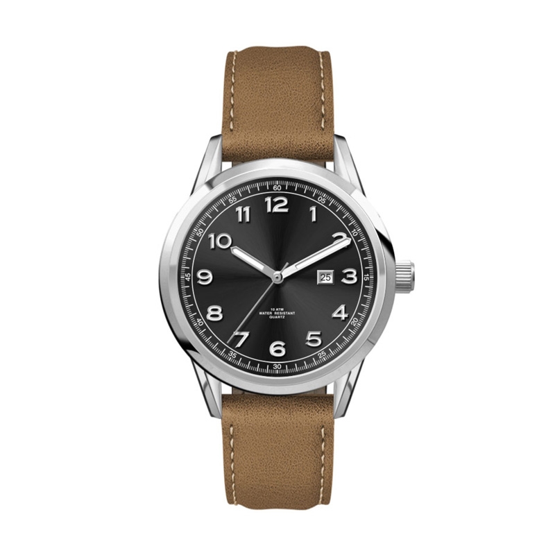 34MM SS, SILVER CASE, 3-HAND MVT, DTE 2