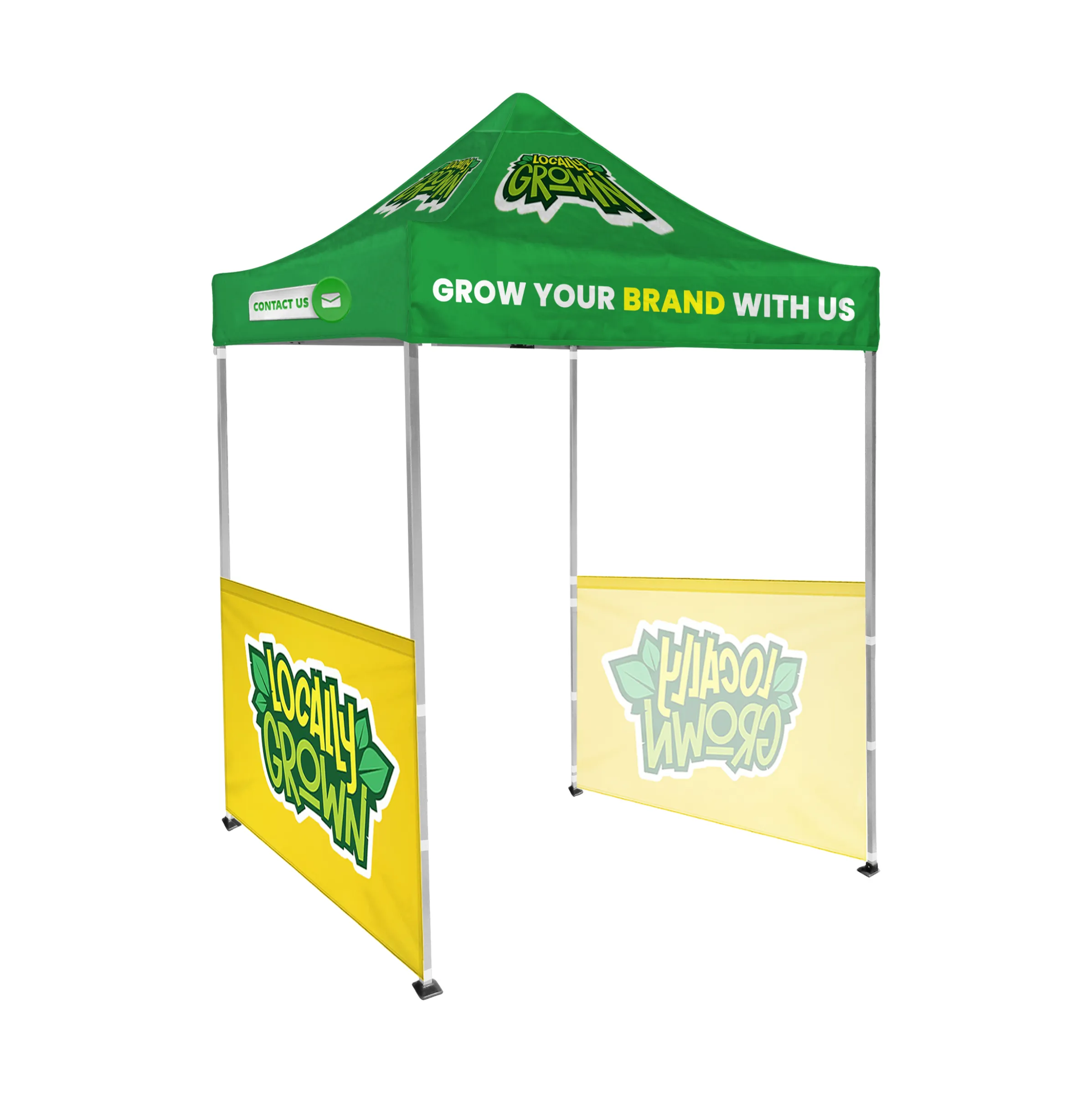 6'x6' Tent Canopy with frame and two half wall 7