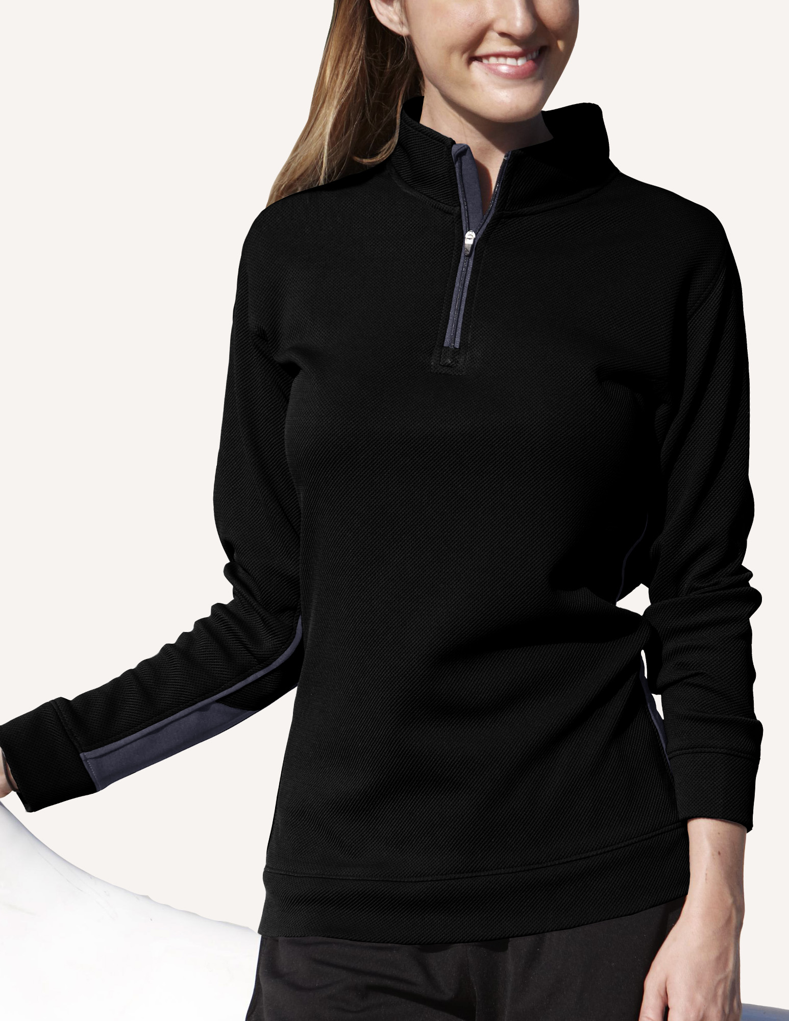 Ladies' Pro-Blitz Long Sleeve Pullover Shirt 1