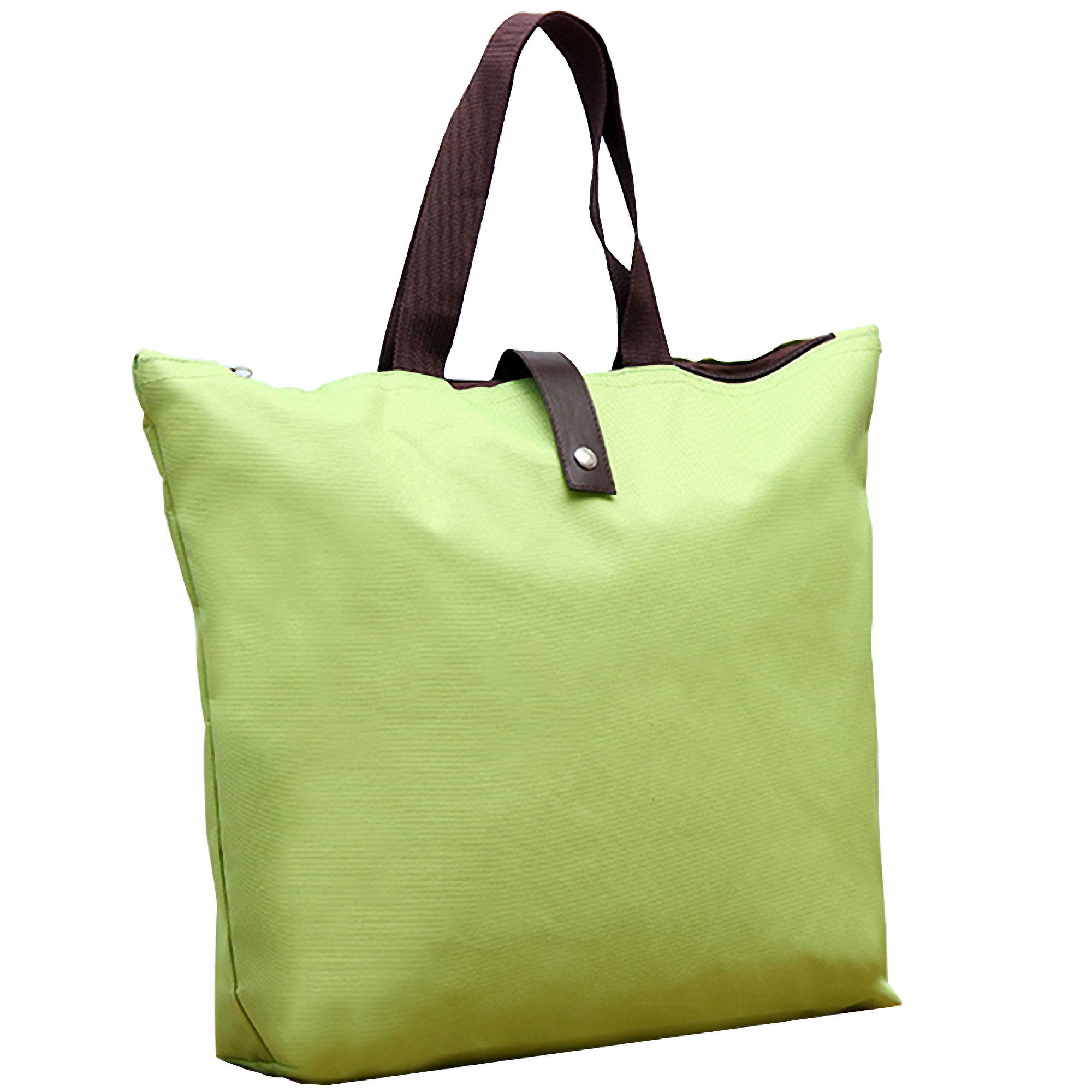 Zippered Oxford Cloth Tote Bag with Buckle 1
