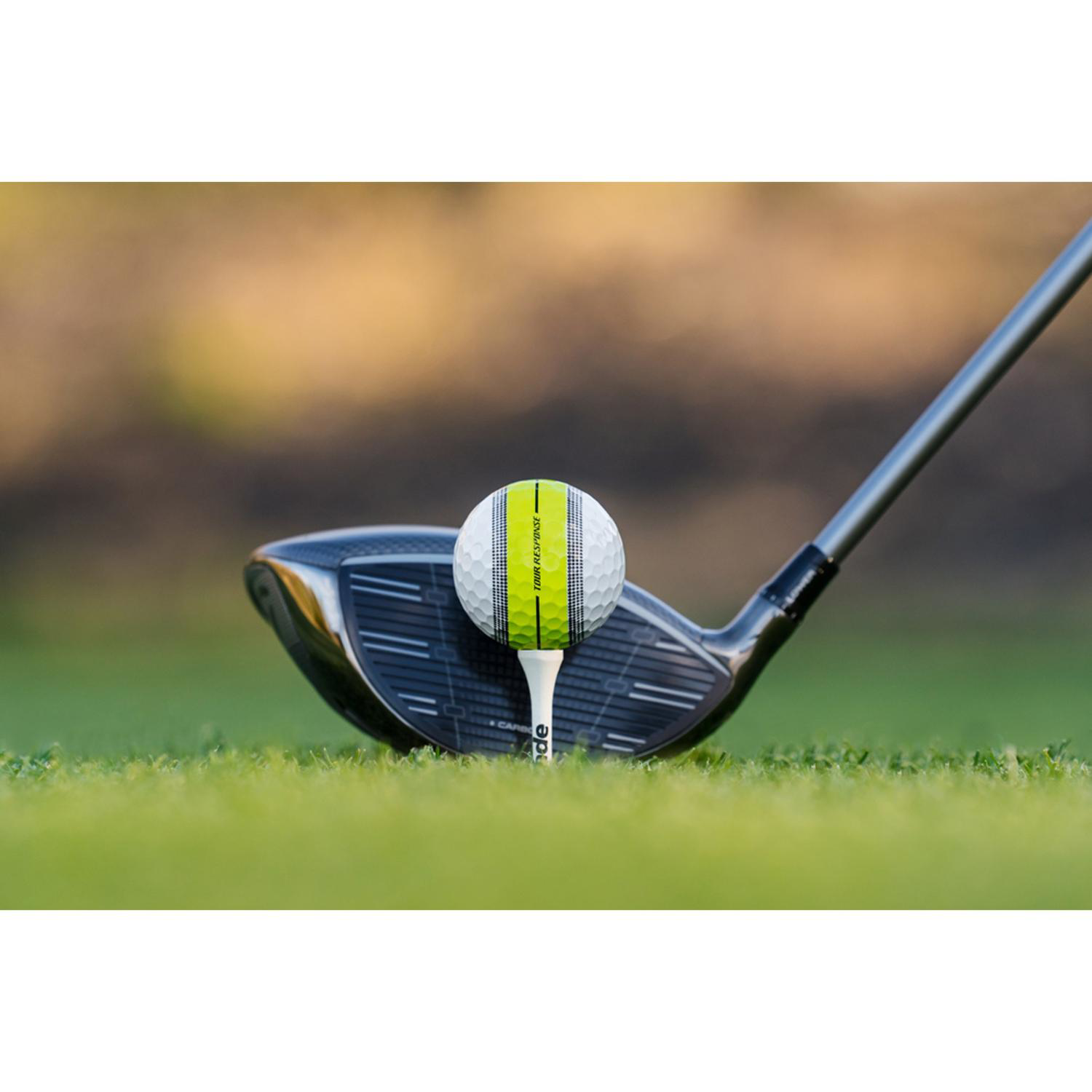 TaylorMade® Tour Response Hi-Vis Stripe Golf Balls 4