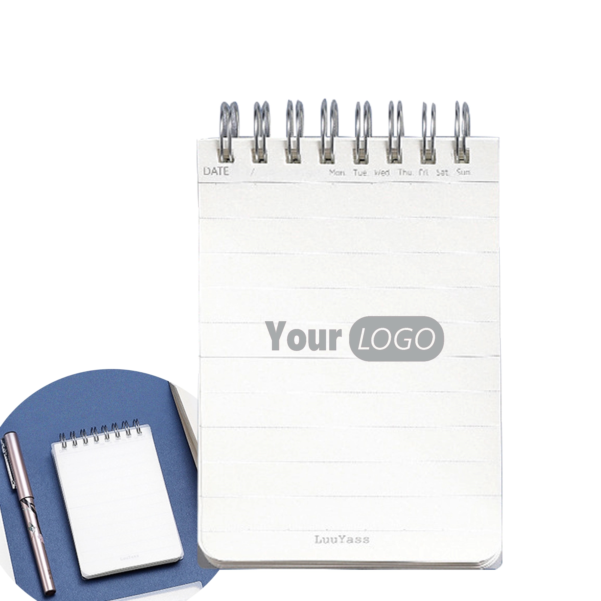 A7 Mini Spiral Notebook Small Size Easy Into Bag