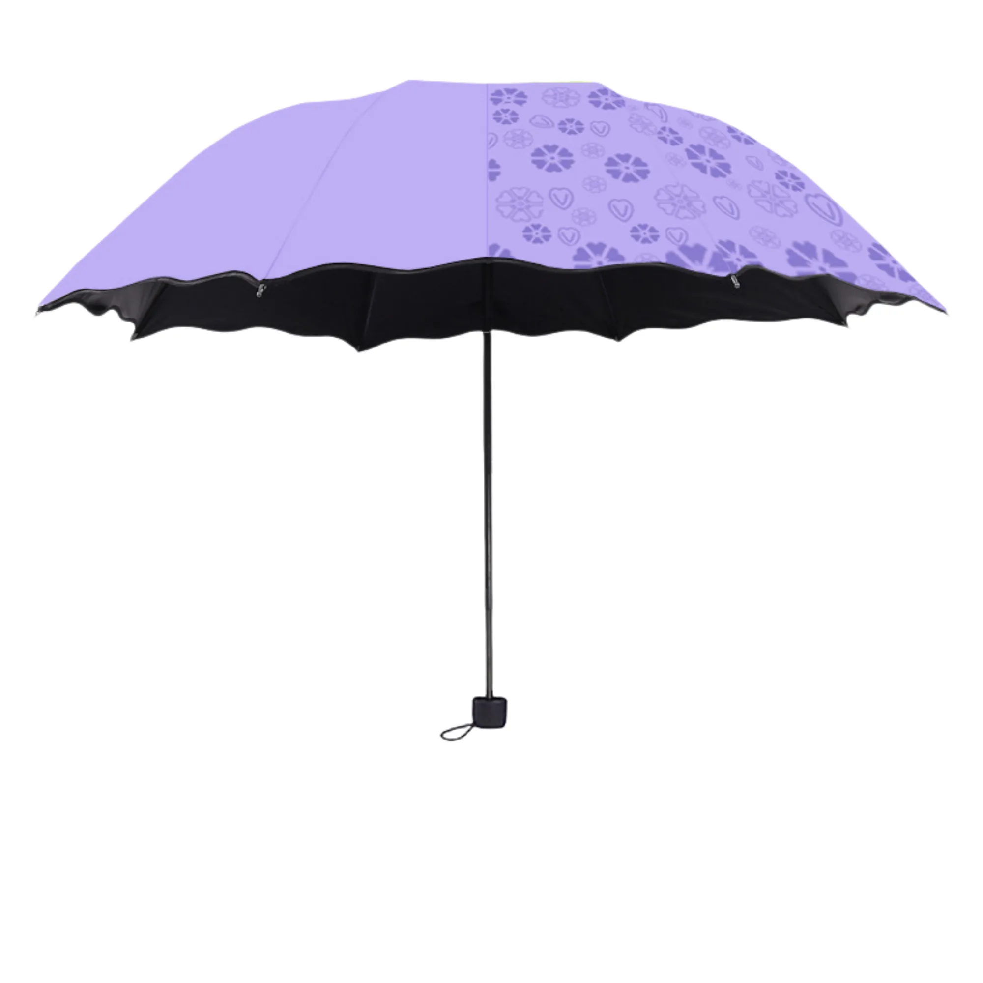 3-Fold Hydrochromic Flower Reveal Sun Umbrella 6
