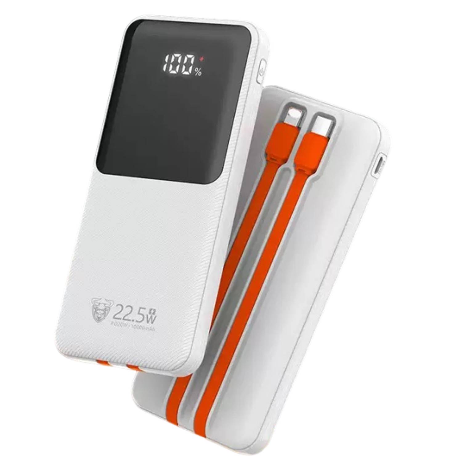 10000mAh Built in Cable Fast Charging Power Bank 10