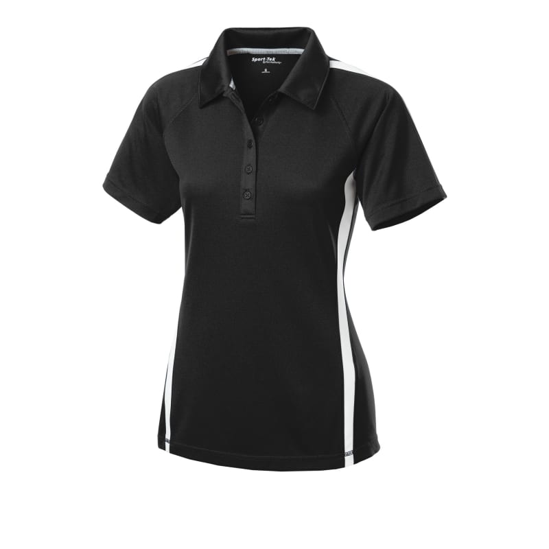 Sport-Tek Women's PosiCharge Micro-Mesh Colorblock Polo. 11