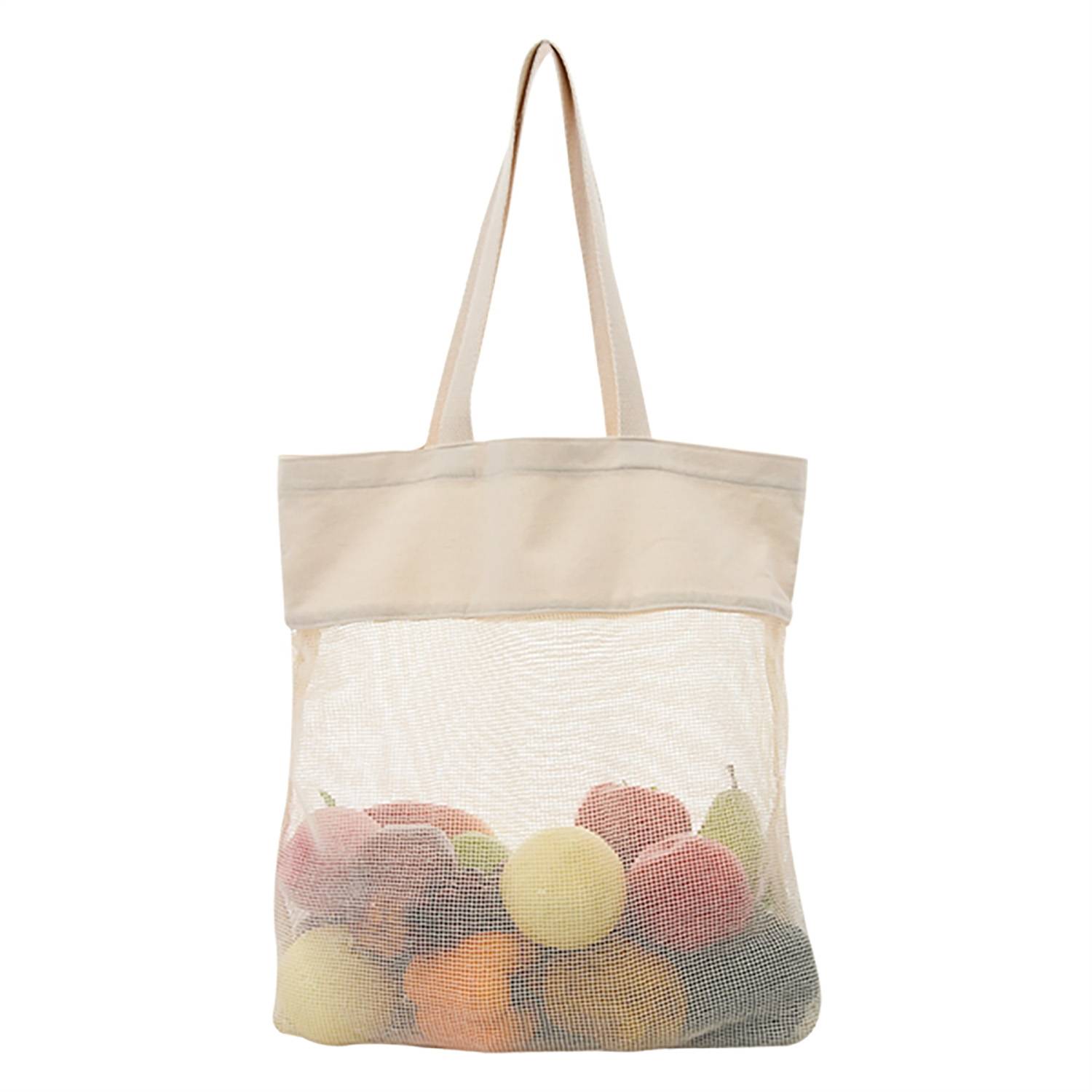 Cotton Mesh Tote Bag, custom tote bag with logo imprint 4